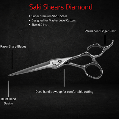 Saki Diamond Hair Cutting Shears