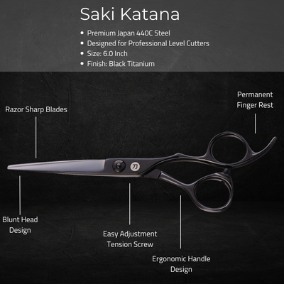 Saki Katana Hair Cutting Shears